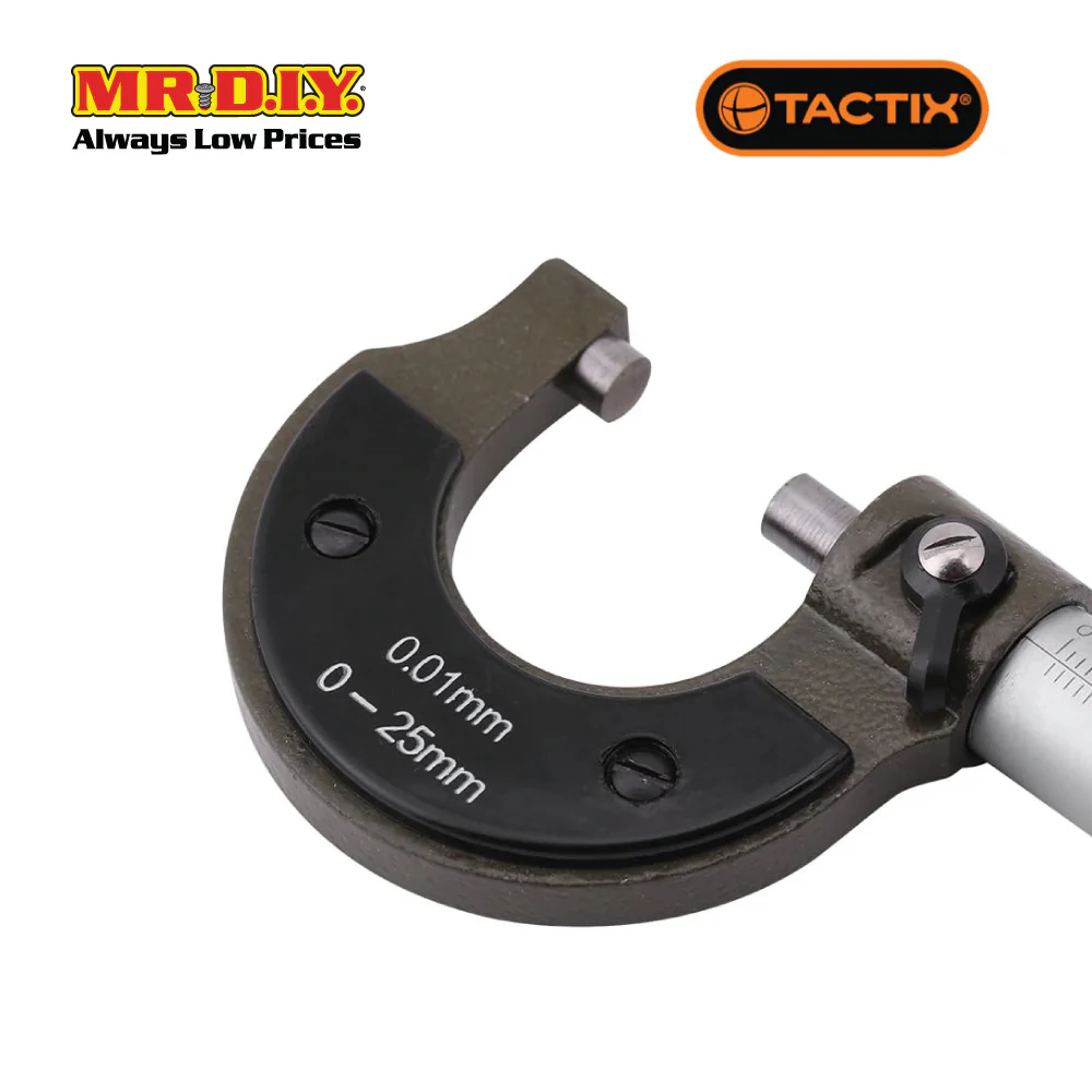 TACTIX Micrometer External (0-25 x 0.01mm) - Image 3
