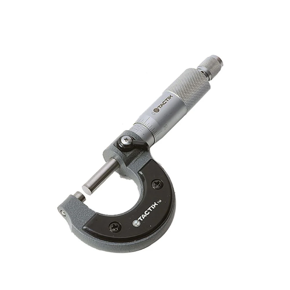 TACTIX Micrometer External (0-25 x 0.01mm) - Image 4