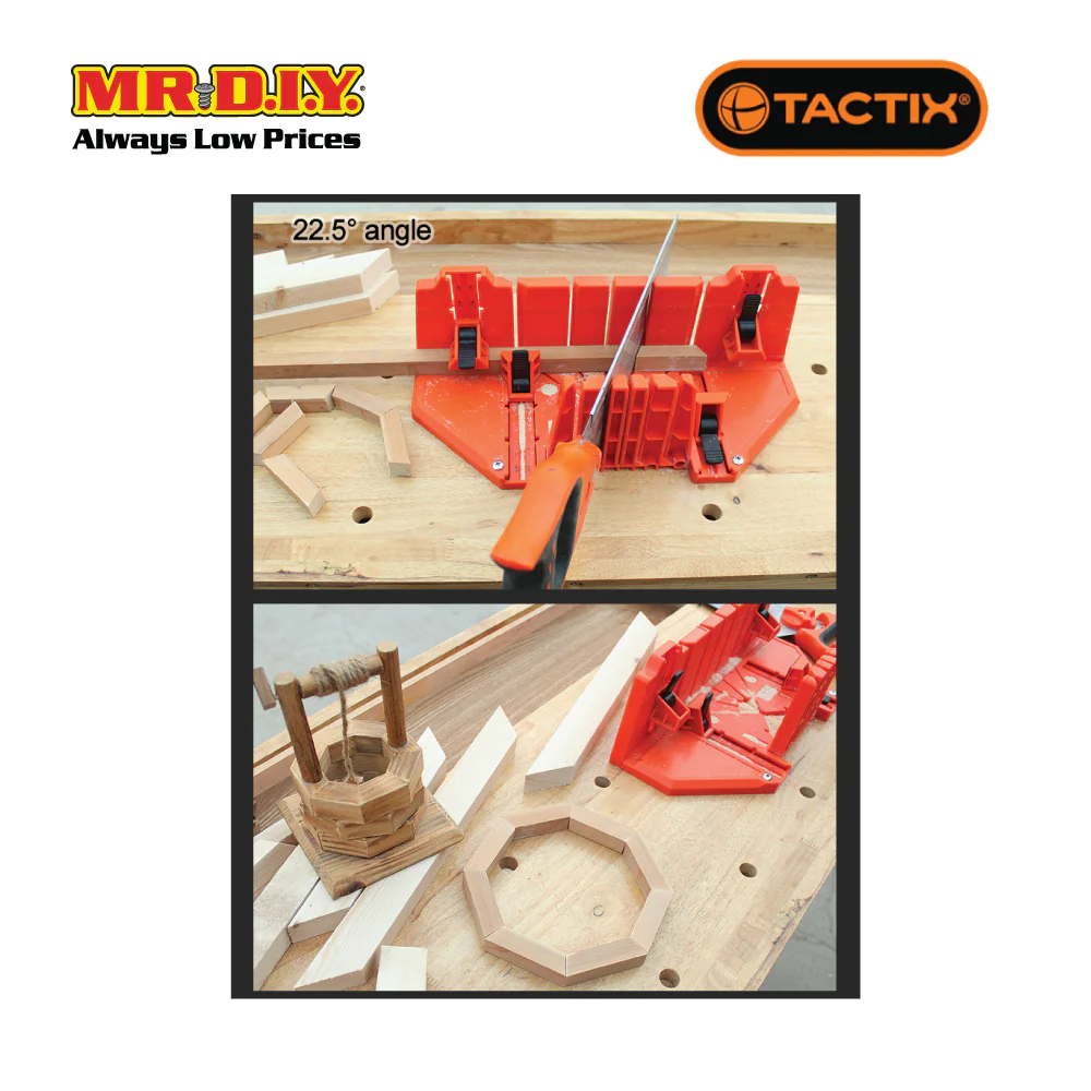 (MR.DIY) TACTIX Mitre Box (30cm x 17cm x 12cm) - Image 3