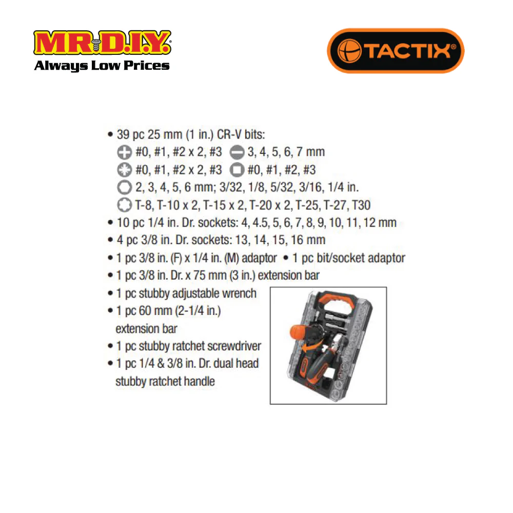 TACTIX New Stubby Set (60 pieces) - Image 2
