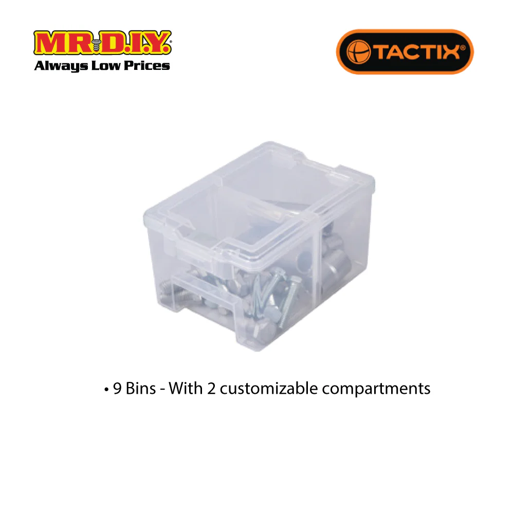 TACTIX Plastic Rack With 9 Organizers - Image 2