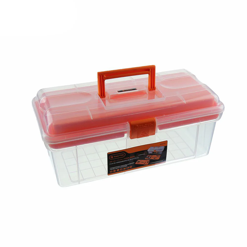 TACTIX Plastic Tool Box 15" - Image 4
