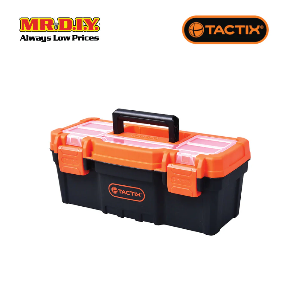TACTIX Plastic Tool Box 33cm (13inch) - Image 2