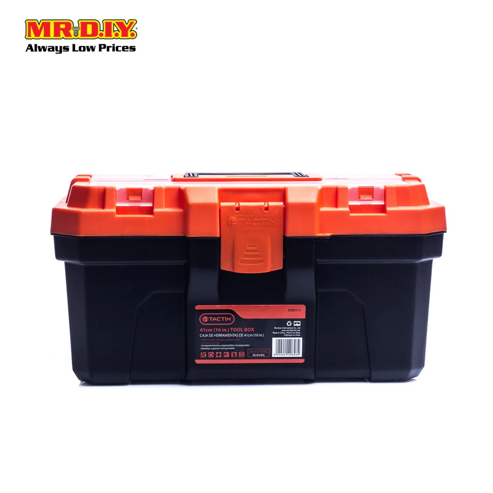 Tactix Plastic Tool Box (41cm/16") - Image 2