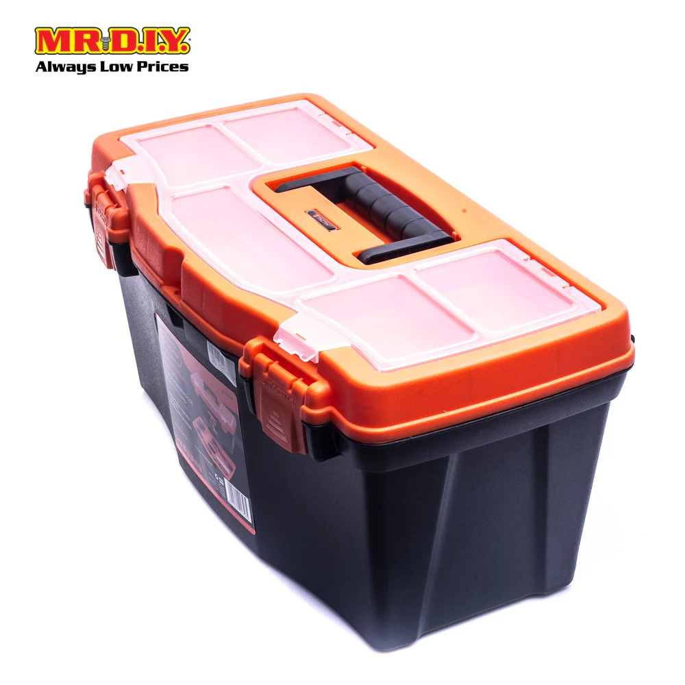 TACTIX Plastic Tool Box (50cm/19'") - Image 2