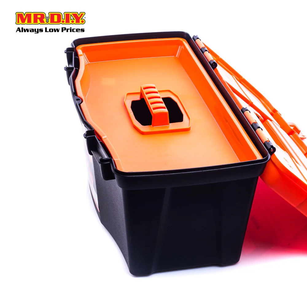 TACTIX Plastic Tool Box (50cm/19'") - Image 3