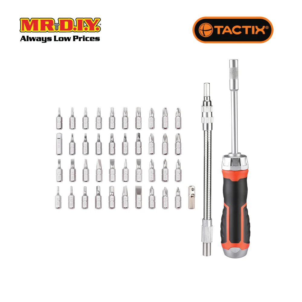 TACTIX Ratchet Driver & Bits Set (43 pieces) - Image 5