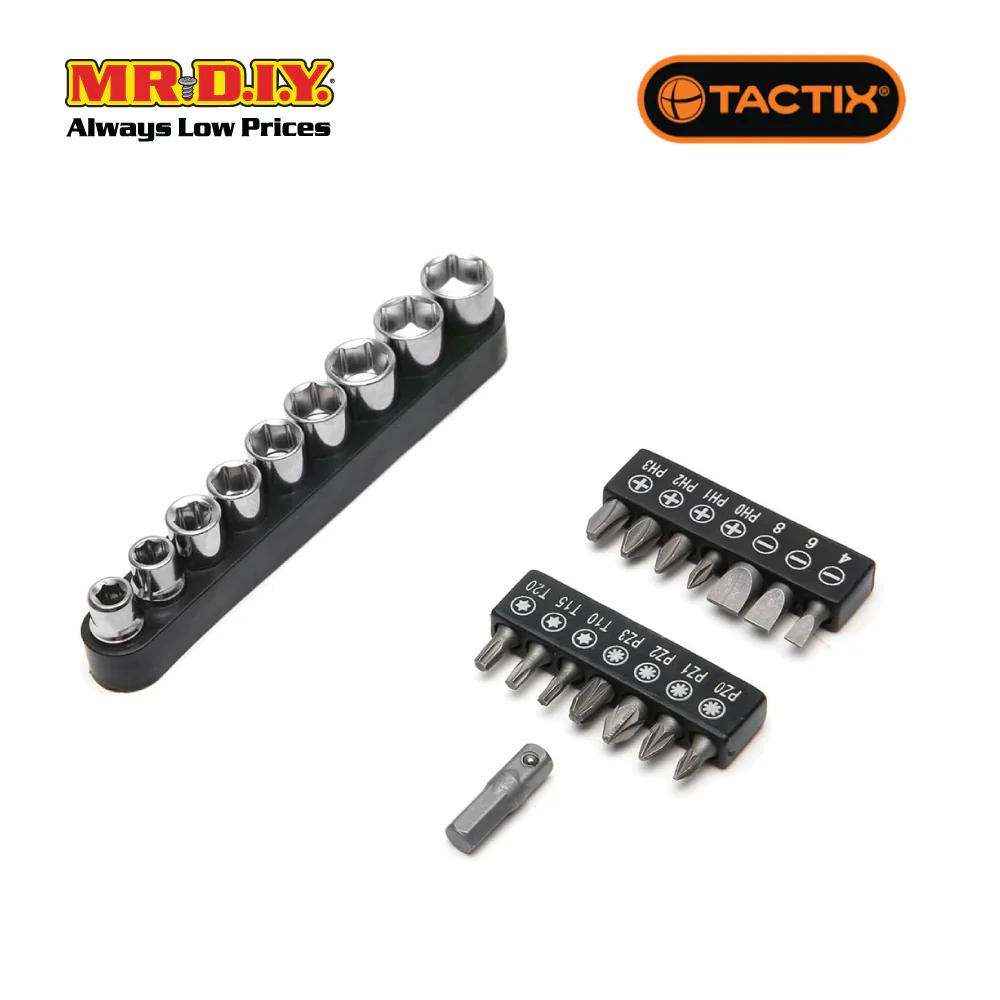 TACTIX Ratchet T-Driver Set (48 pieces) - Image 3