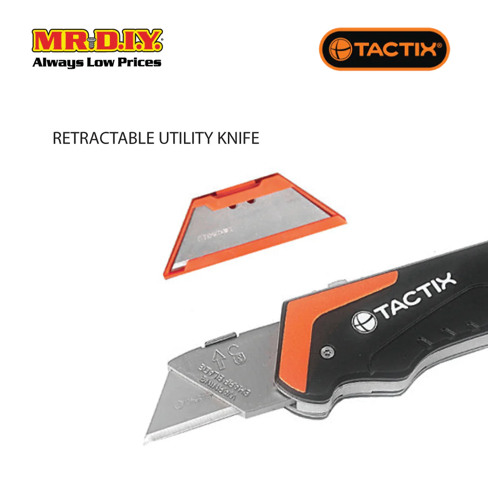 TACTIX Retractable Utility Knife (150mm) - Image 2