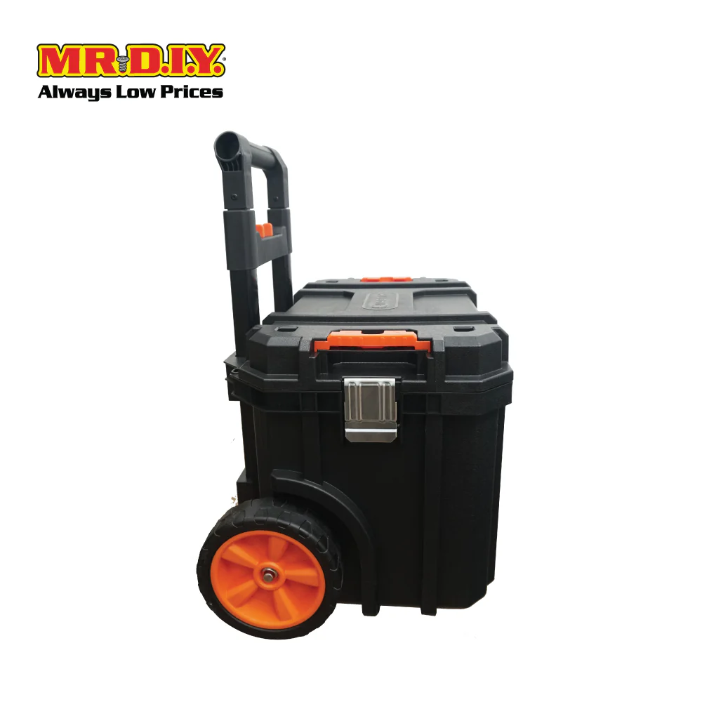 TACTIX Rolling Tool Box Storage Organizer Light Modular System With Wheels 320385 (63.2 x 36.7 x 37.4cm) - Image 4