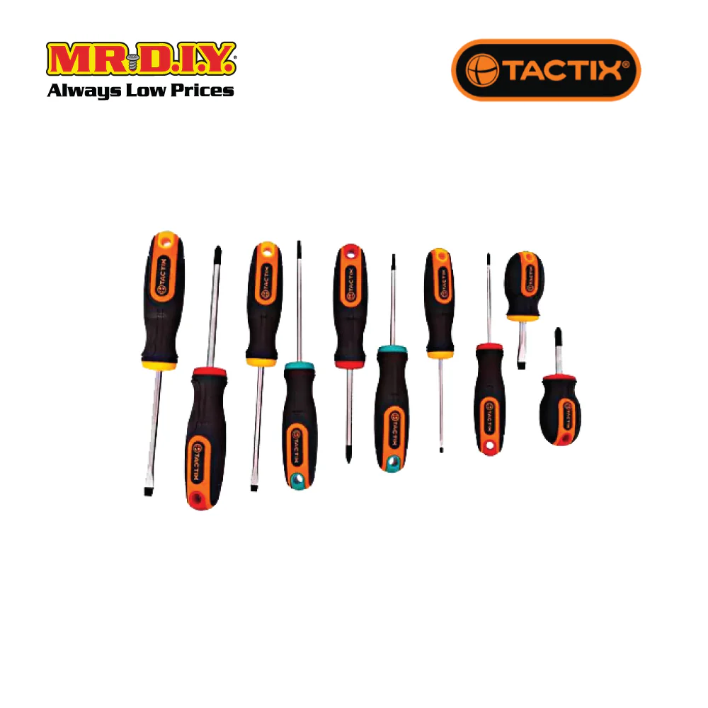 TACTIX Screwdriver Set (10 pieces) - Image 2