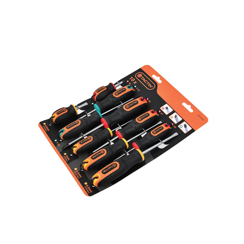TACTIX Screwdriver Set (10 pieces) - Image 3