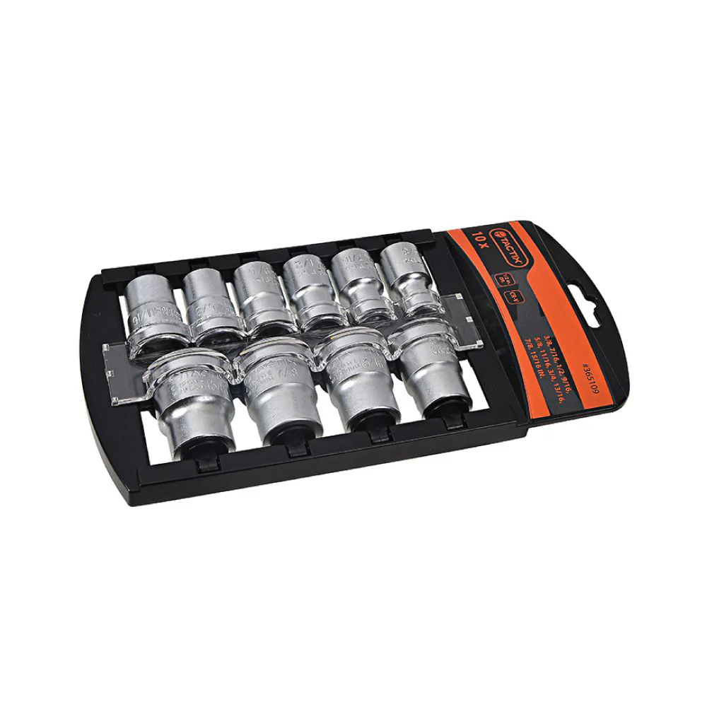 TACTIX Socket Set (10 pieces x 1/2 Inch) - Image 2