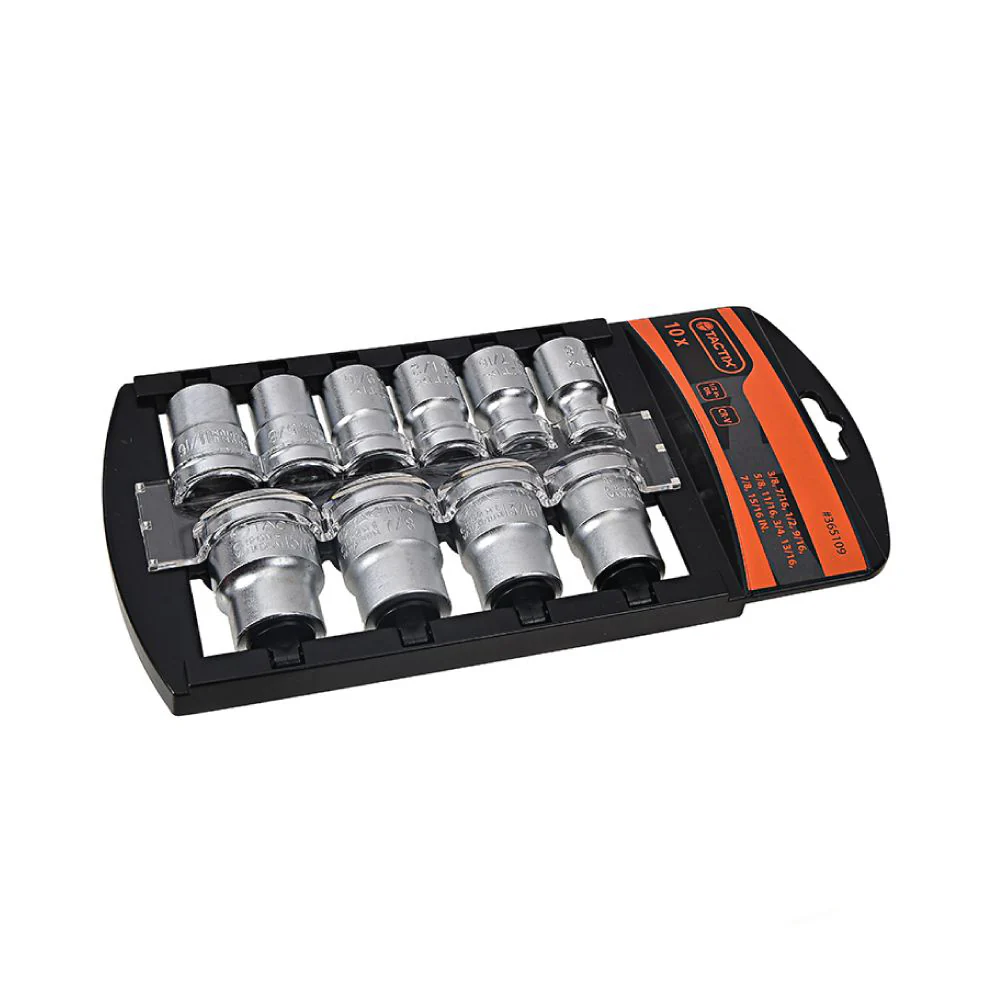 TACTIX Socket Set (10 pieces x 1/2 Inch) - Image 2