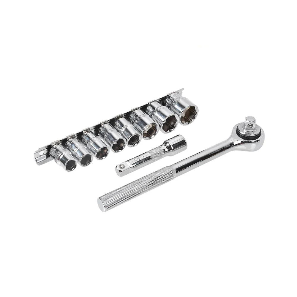TACTIX Socket Set (10 pieces x 3/8 Inch) - Image 2