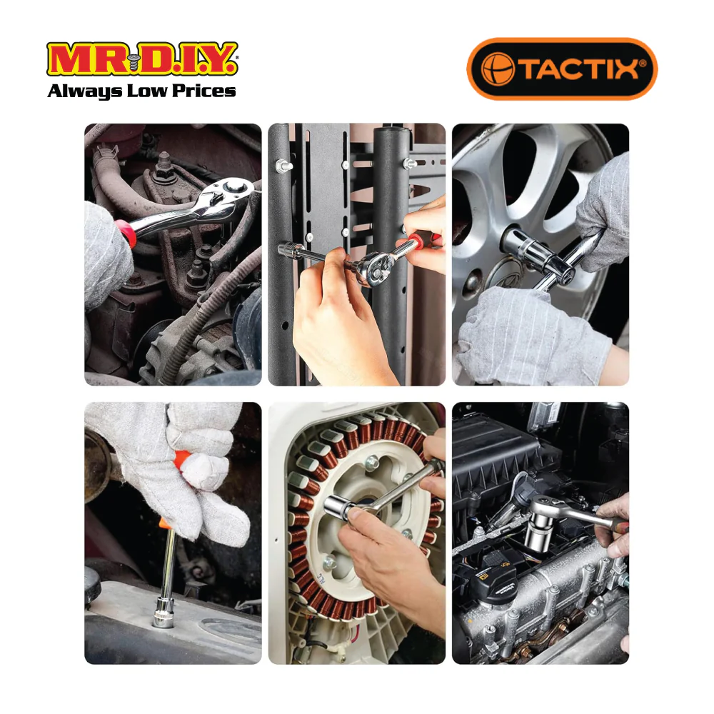TACTIX Socket Set-Middle (85 pieces x 1/4 x 1/2 Inch) - Image 3