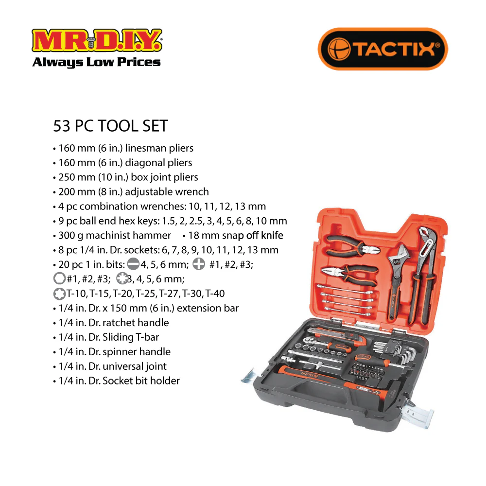 TACTIX Tool Kit (53 pieces) - Image 2