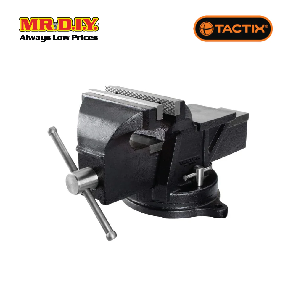 TACTIX Vise Bench Fixed Base (150mm x 6 Inch) - Image 4