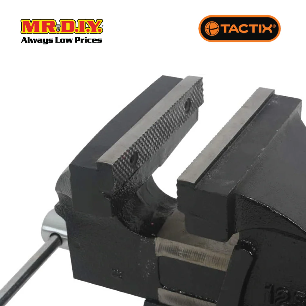 TACTIX Vise Bench Fixed Base (75mm x 3 Inch) - Image 4