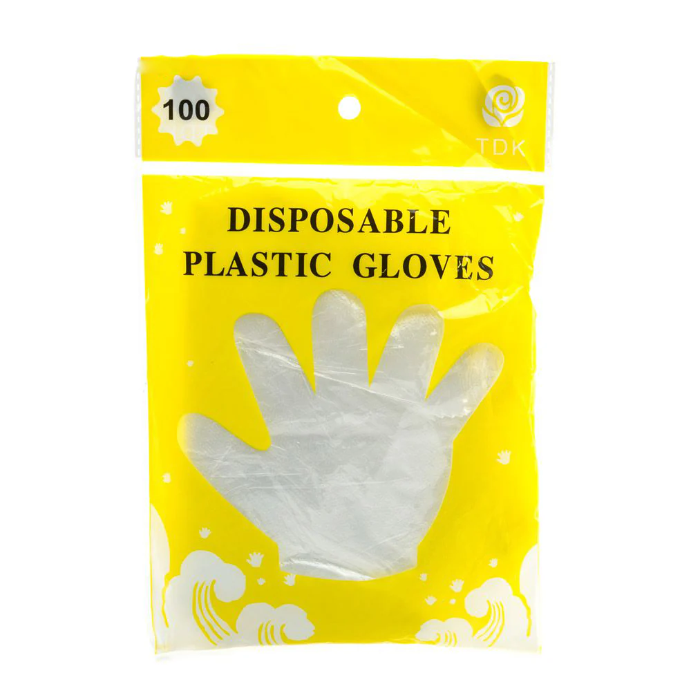TDK Disposable Plastic Gloves (100pc) - Image 3