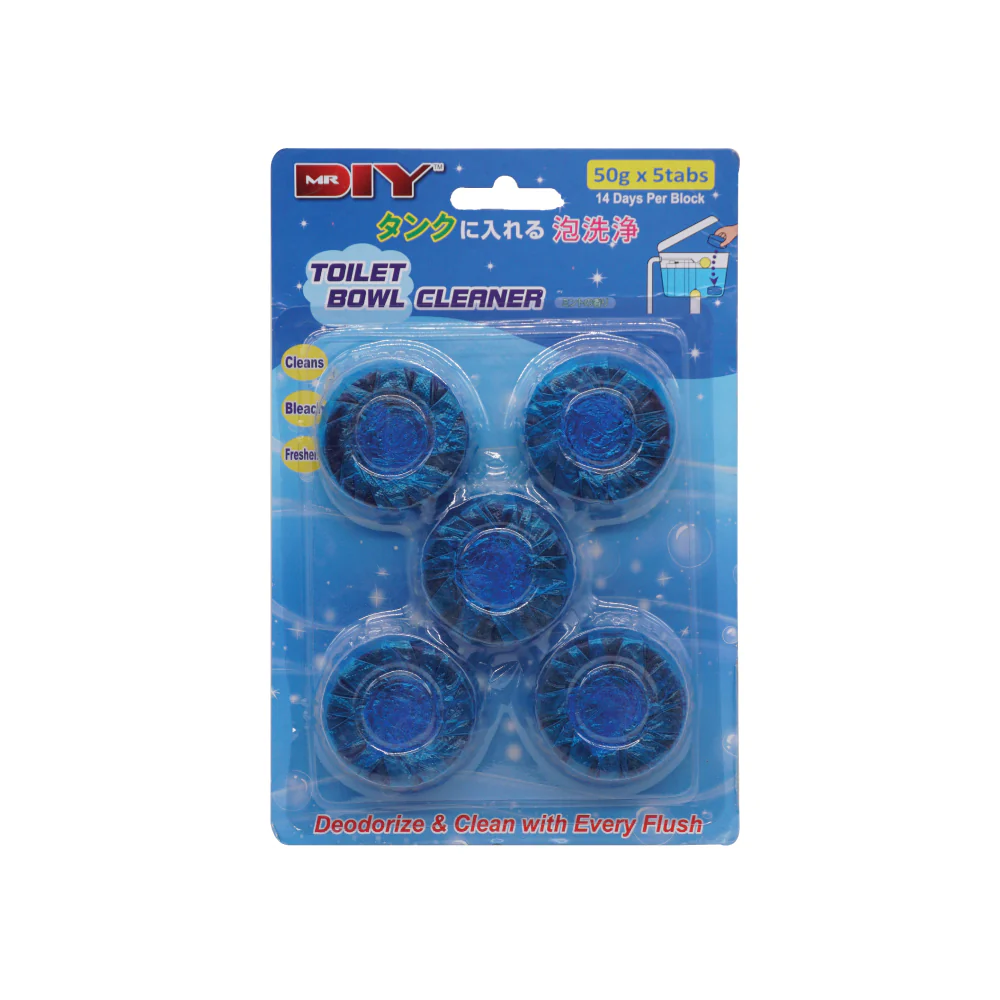Toilet Bowl Cleaner Blue Tablet 50Gx5 pieces - Image 5