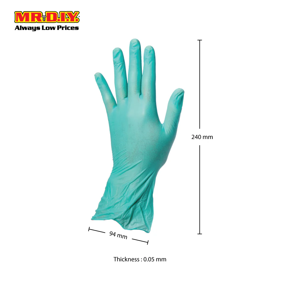 TOP GLOVE Biogreen Biodegradable Nitrile Gloves (Size: M) - Image 4