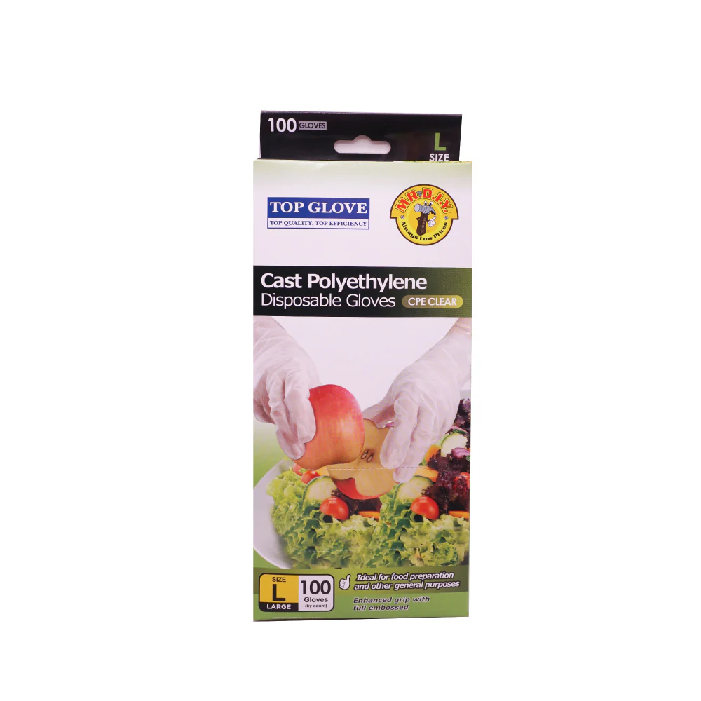 TOP GLOVE Disposable Glove Size L - Image 3