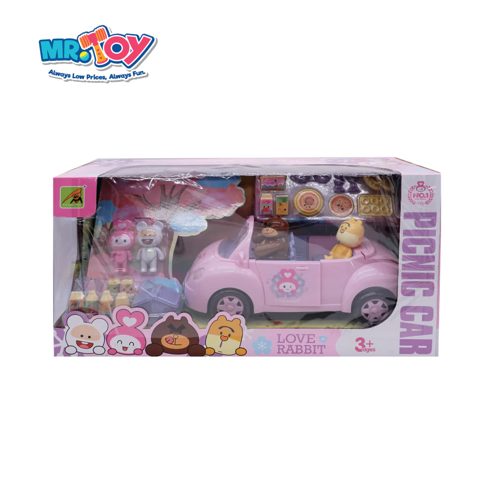 Toys Kid Picnic Car & Holiday Travel Jet Playset - Image 6