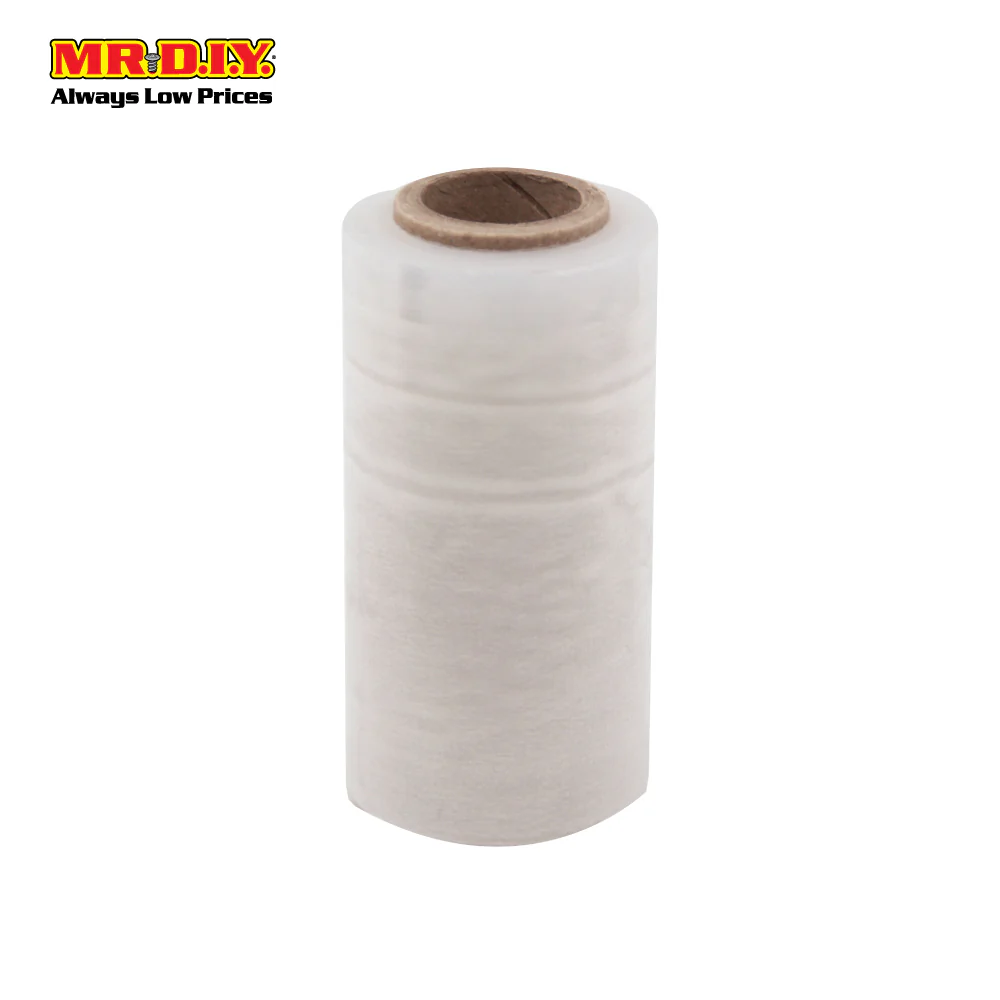 (MR.DIY) Transparent Clear Stretch Wrap Packaging Film Roll (100cm x 5cm) - Image 2