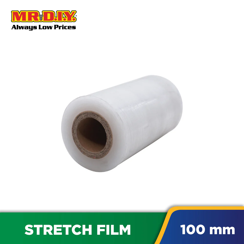 (MR.DIY) Transparent Stretch Film Mini Roll (100MM) - Image 2