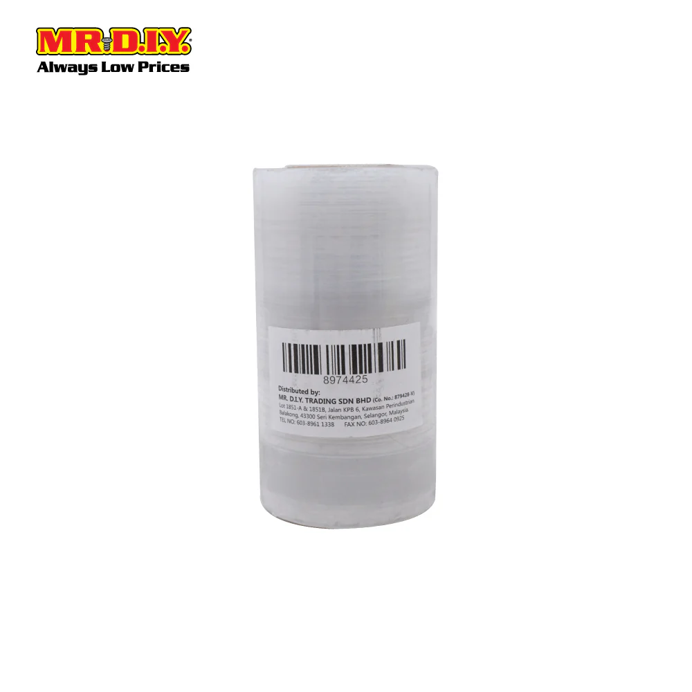 (MR.DIY) Transparent Stretch Film Mini Roll (100MM) - Image 3
