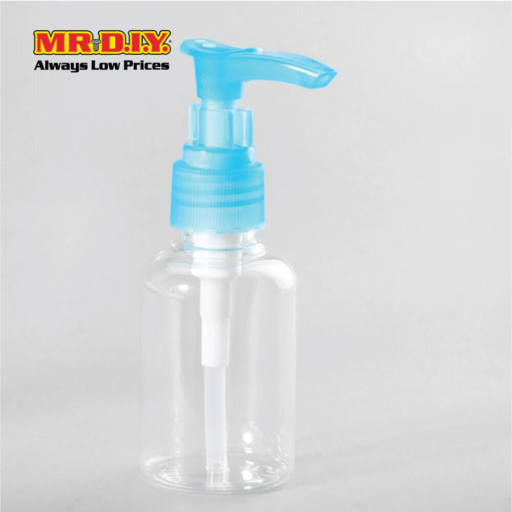 (MR.DIY) Mini Travel Transparent Spray & Pump Bottle Set (60ml) - Image 4