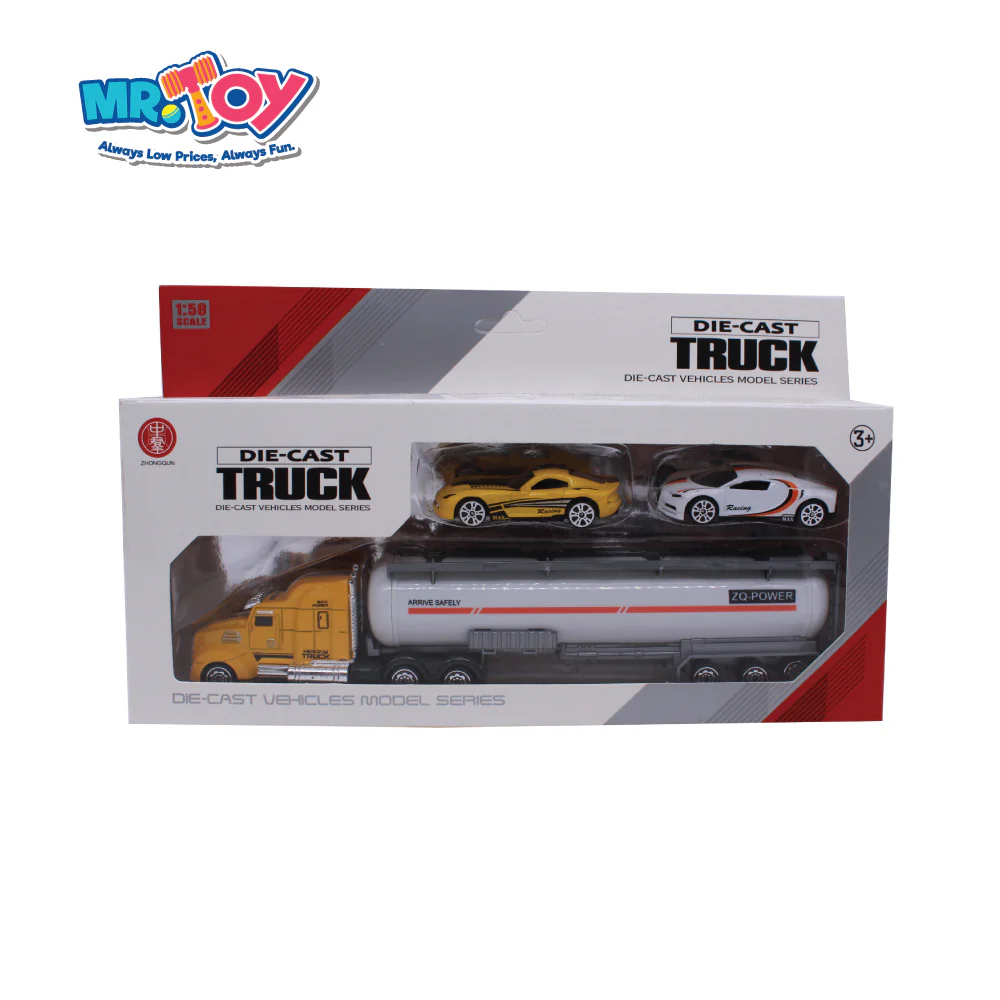 (MR. TOY) Truck+Car Play Set Zq-10033A - Image 3