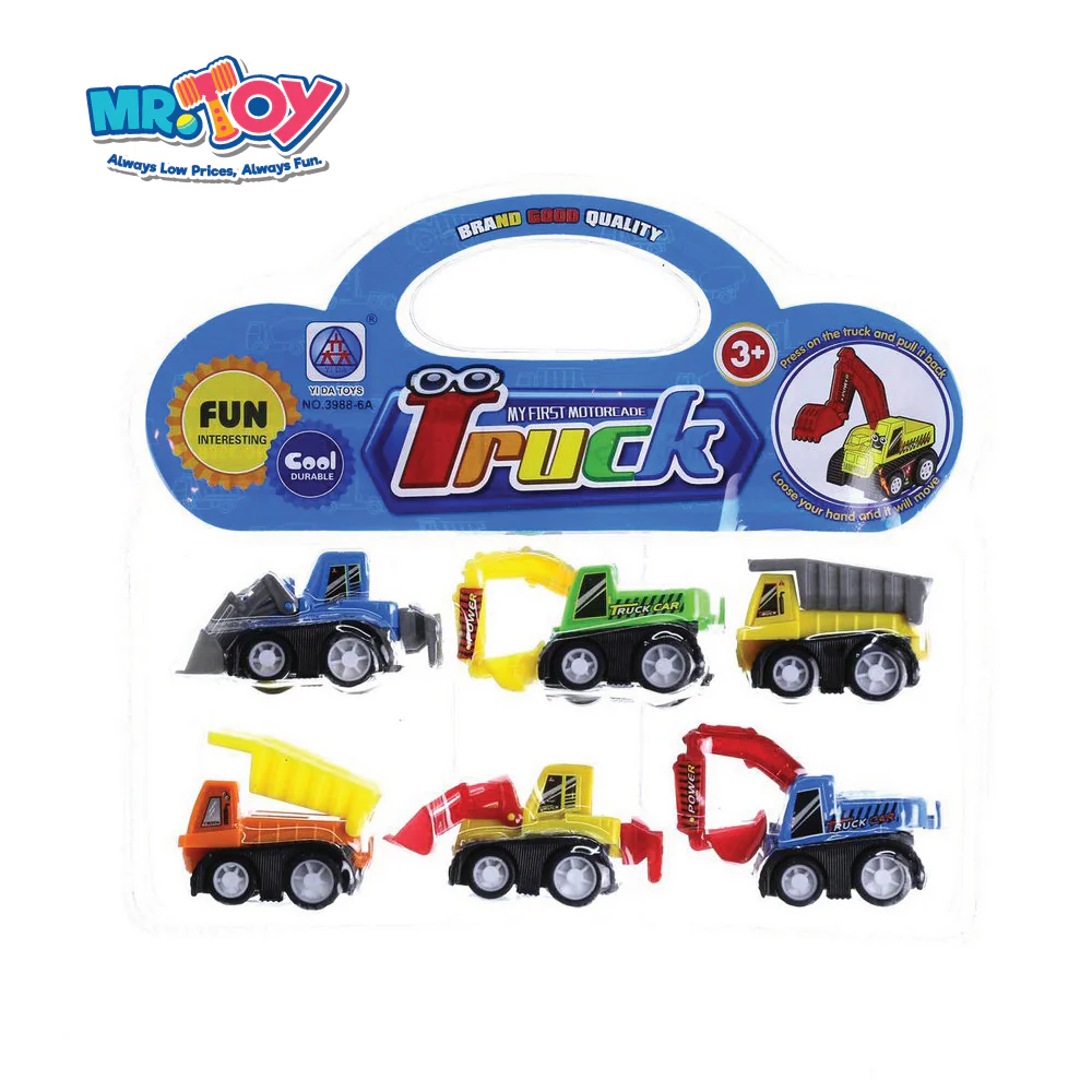 (MR. TOY) Truck Toys Set (6 pcs) - Image 3