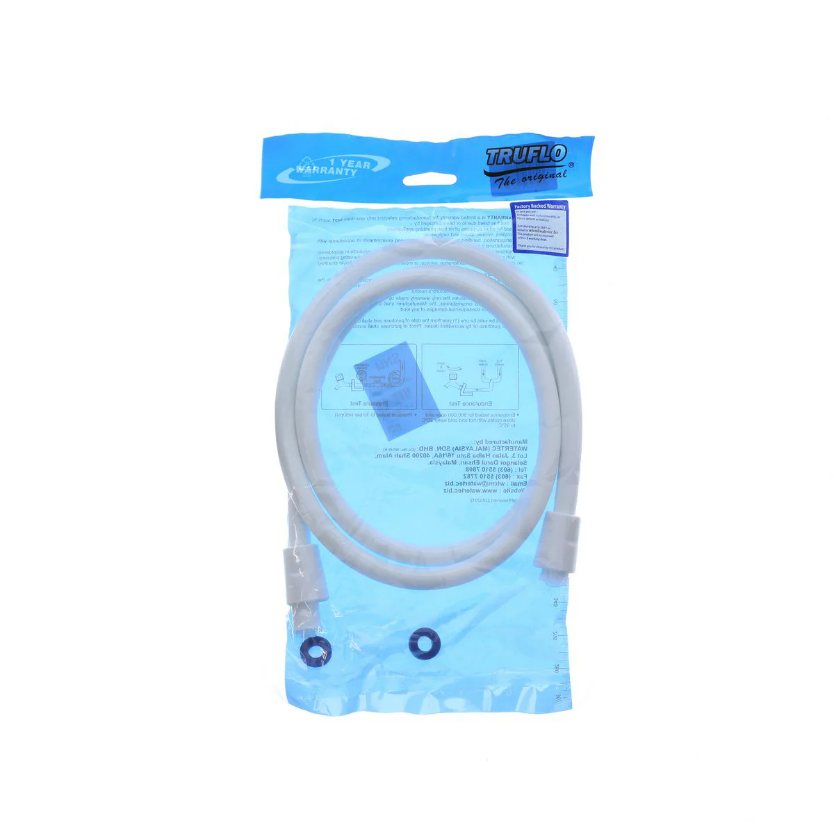 TRUFLO Rubber Flexible Shower Bidet Connection Pipe Hose Toilet 102 (1.5M) - Image 4