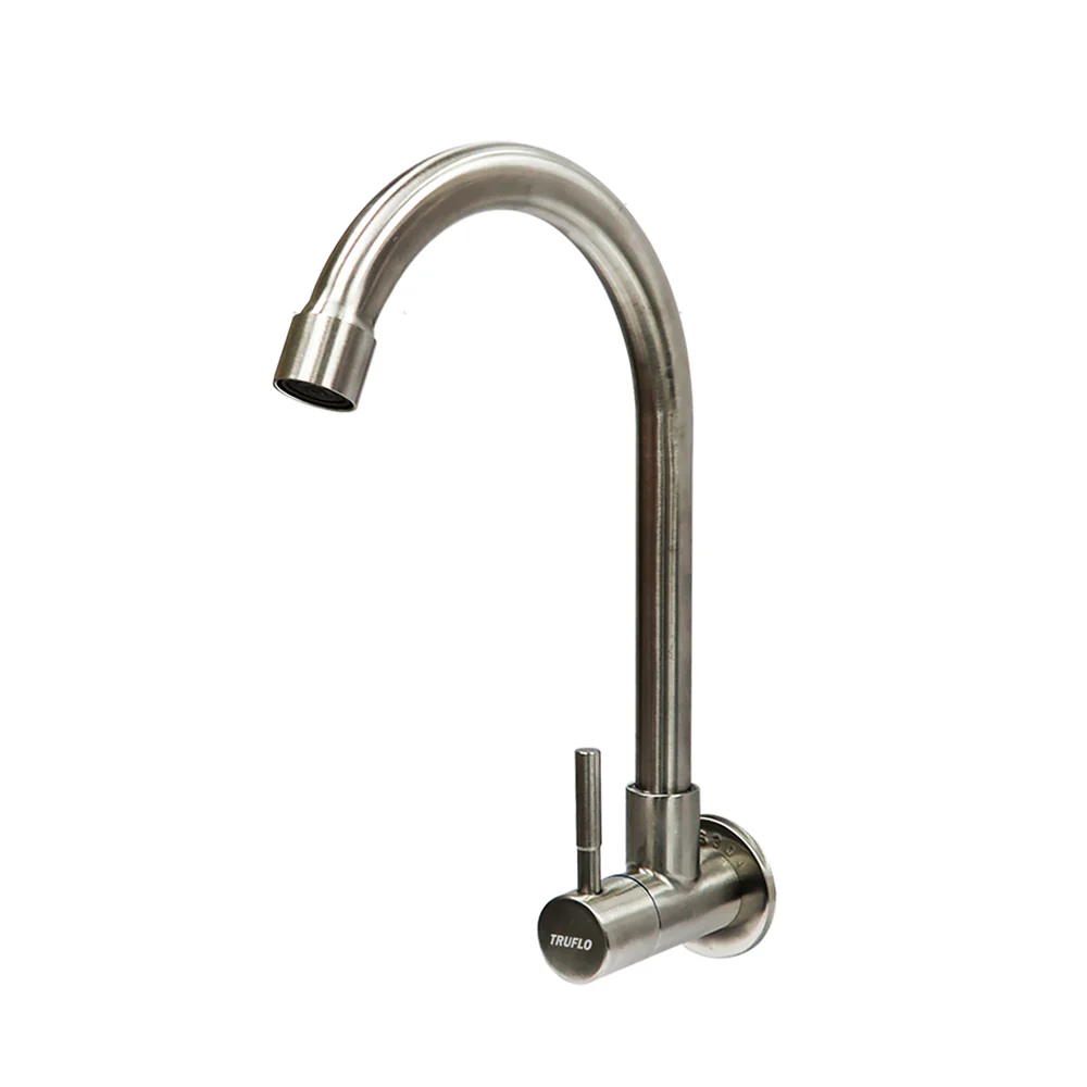 TRUFLO Wall Brass Sink Tap - Image 2