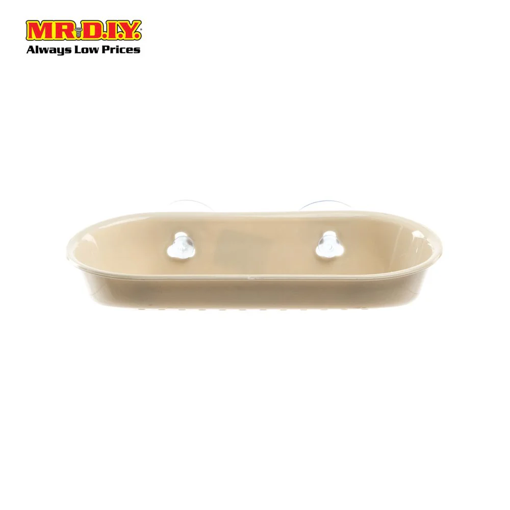 Two Suction Cups Bathroom Oval Soap Holder - Image 10