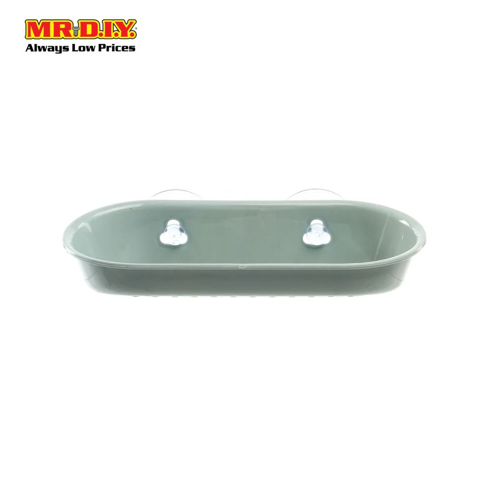 Two Suction Cups Bathroom Oval Soap Holder - Image 8