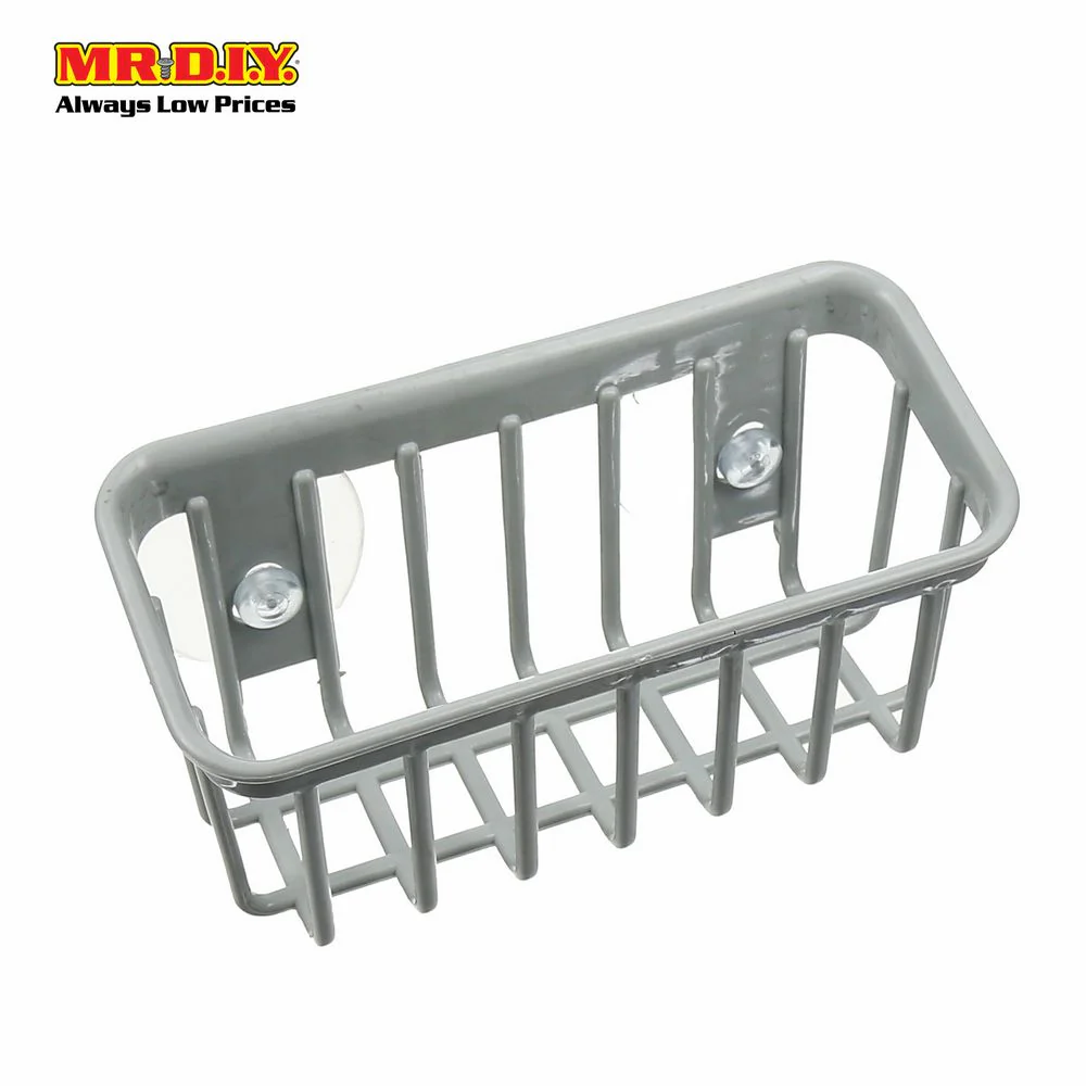 Two Suction Cups Cage Liked Bathroom Toiletries Holder - Image 10