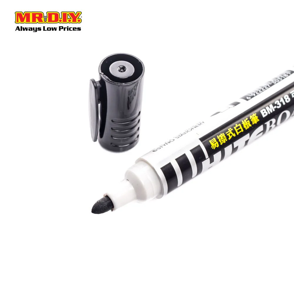 Tyno Whiteboard Marker Black (5pc) - Image 2
