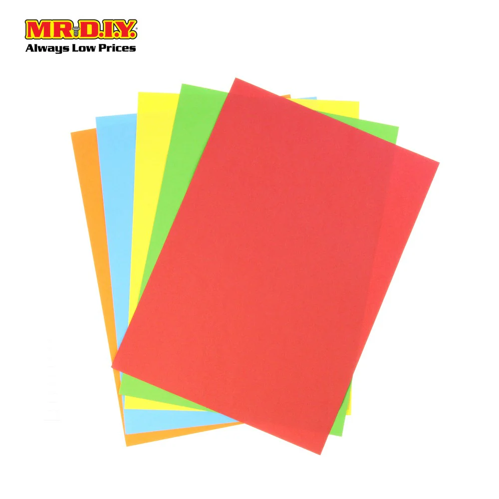UNI PAPER A4 Highlight Assorted Colour Paper 80gsm S-4200 (100's) - Image 2