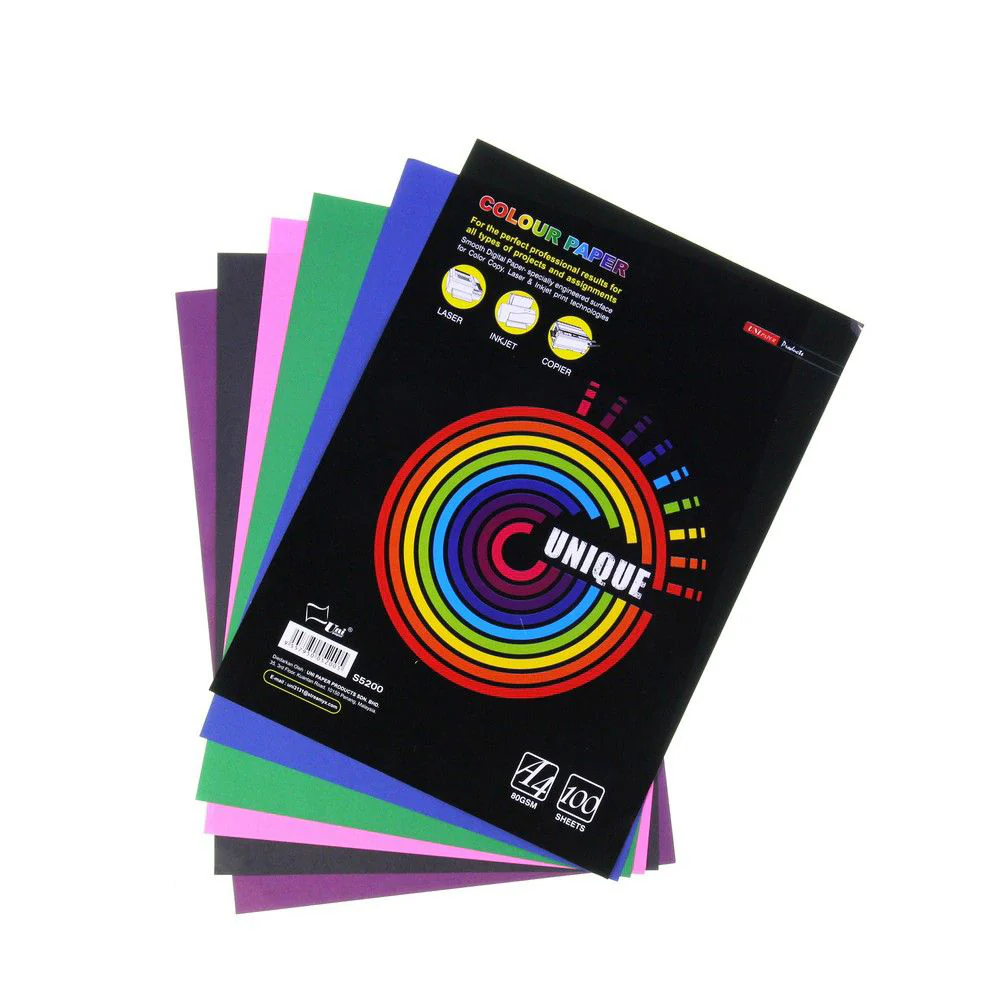 UNIQUE Colour Paper 100's A4 (80gsm) - Image 4