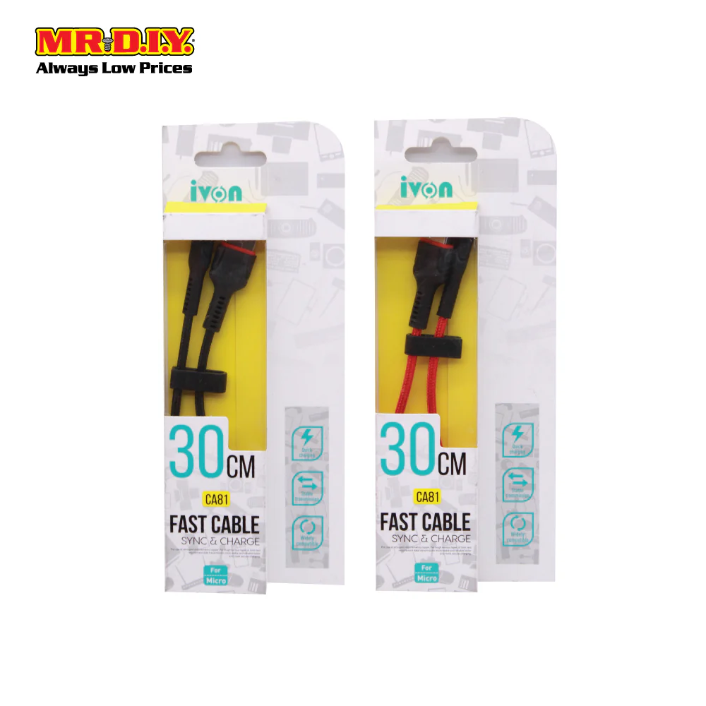 USB Fast Cable (30cm) - Image 2