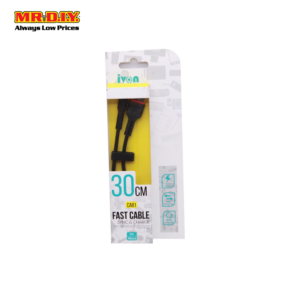 USB Fast Cable (30cm) - Image 4