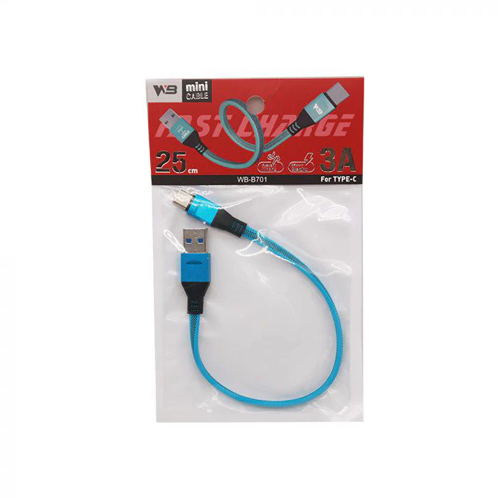Usb Cable -Typec Wb-B701 25Cm - Image 3