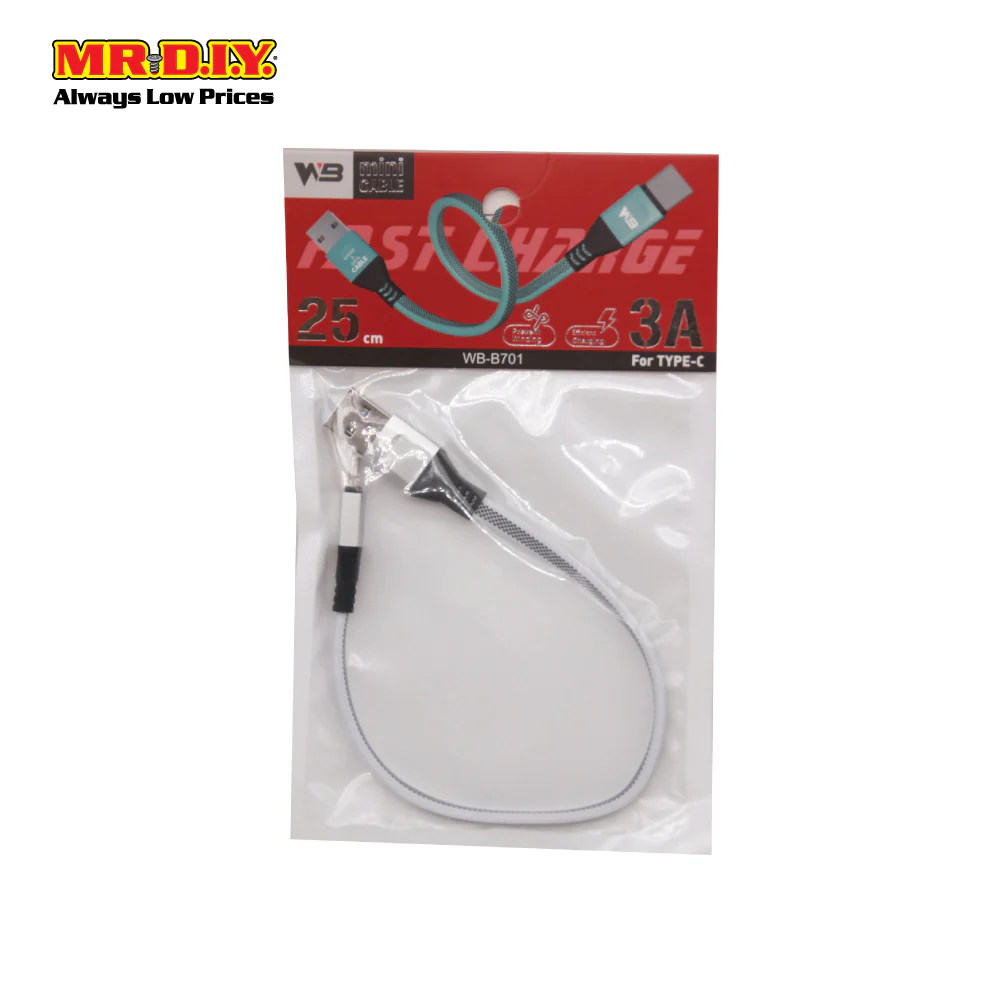 Usb Cable -Typec Wb-B701 25Cm - Image 8