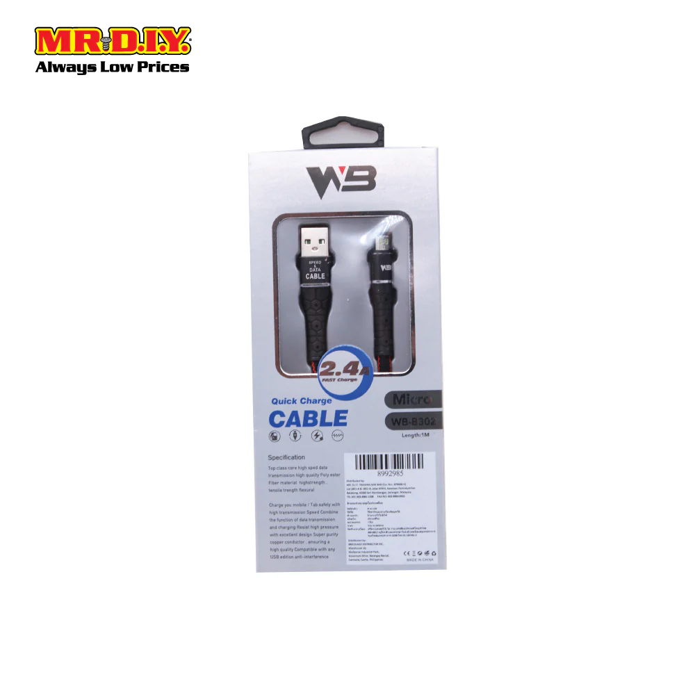 Usb Cable -V8 Wb-B302 - Image 2