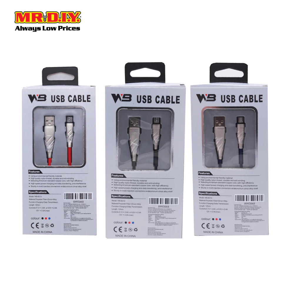 Usb Cable -V8 Wb-B310 - Image 2