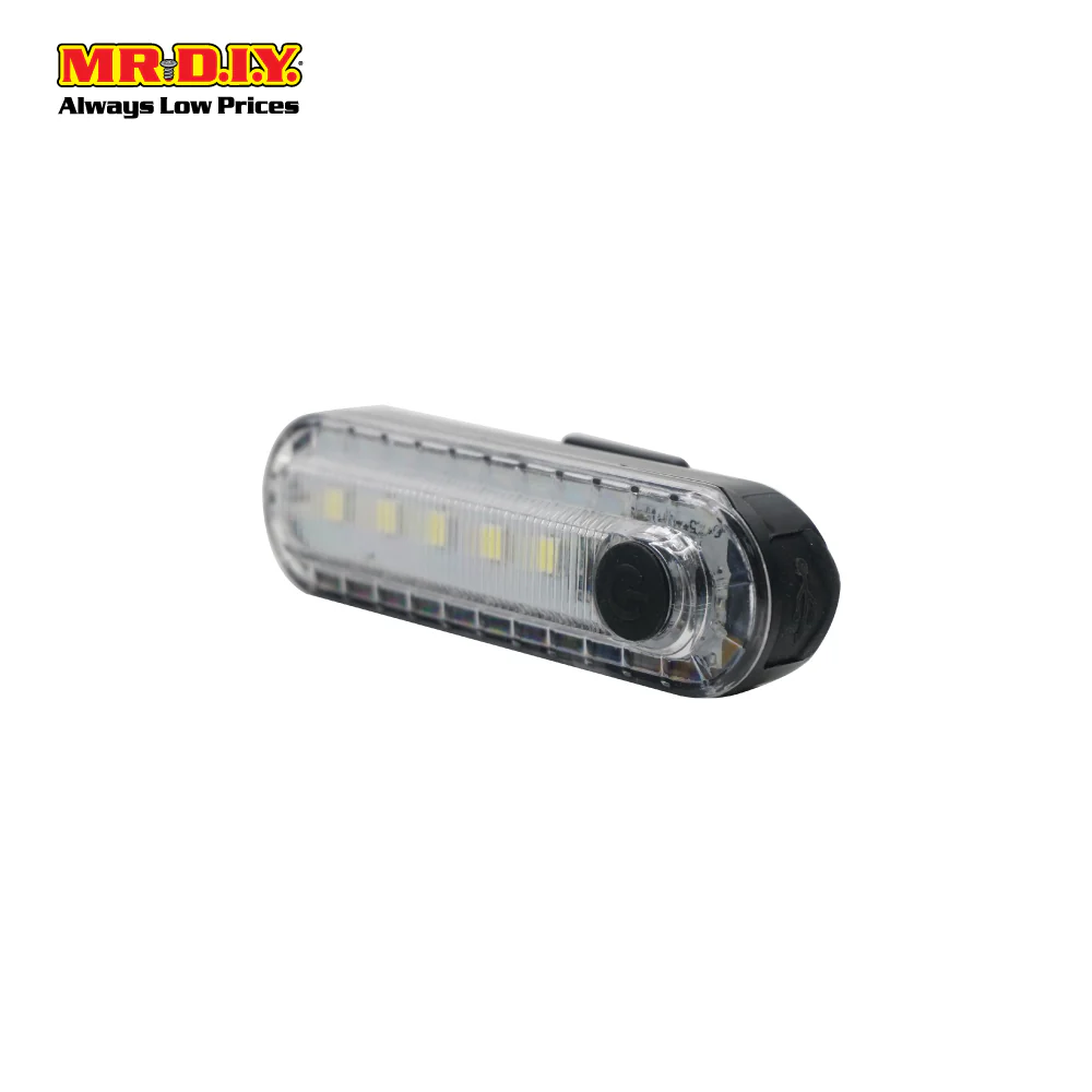 (MR.DIY) USB Rechargable Bicycle LED Front Light Equipment (11cm x 9cm x 4cm) - Image 4