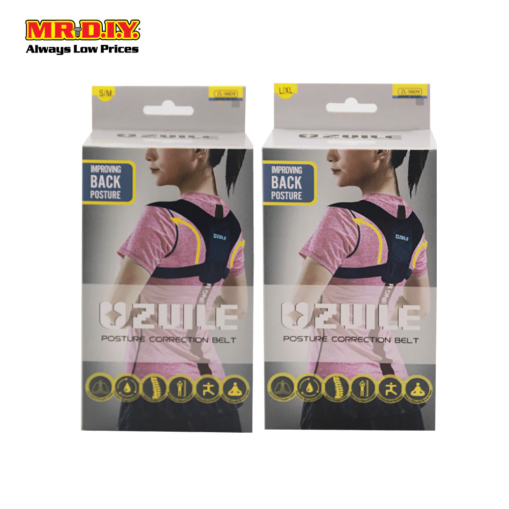 (MR.DIY) UZUILE Unisex Back Relieve Brace Support Posture Correction Belt - ZL9809 (S - XL) - Image 3
